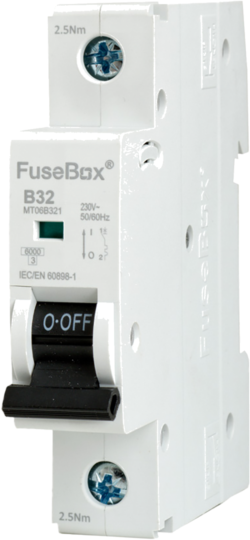 Fusebox 32A B TYPE MCB 10KA 1P